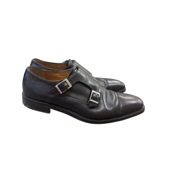 Wall & Water mens black leather dress shoes oxfords Size 11 SKU 6844 main image 9